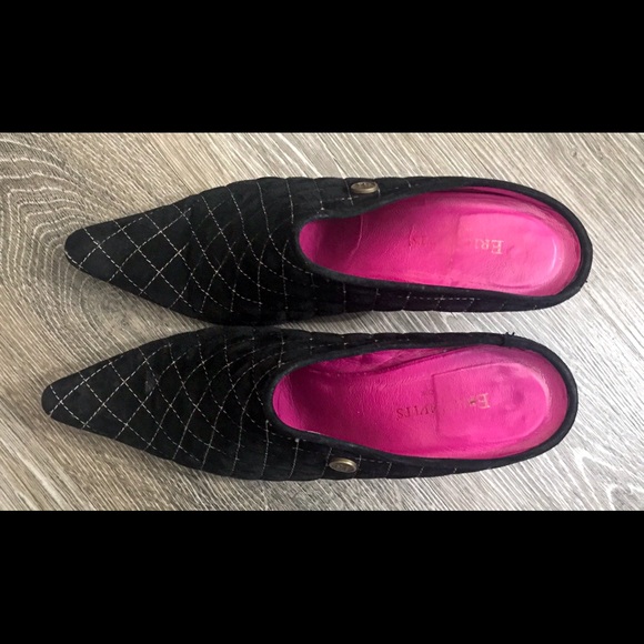 Eric Javits Vintage Pointed Toe Kitten Heel - Picture 4 of 5